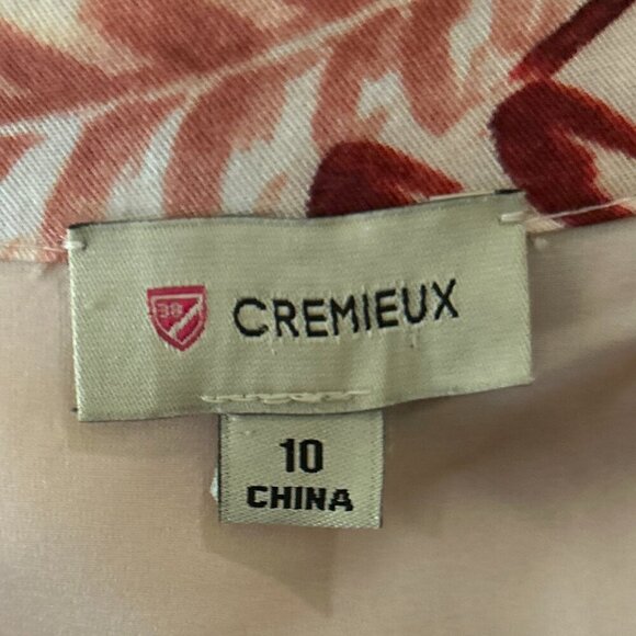 Chemieux SZ 10 Pink Floral Dress Boho Ranch Prairie Vintage Cottage - Picture 9 of 10